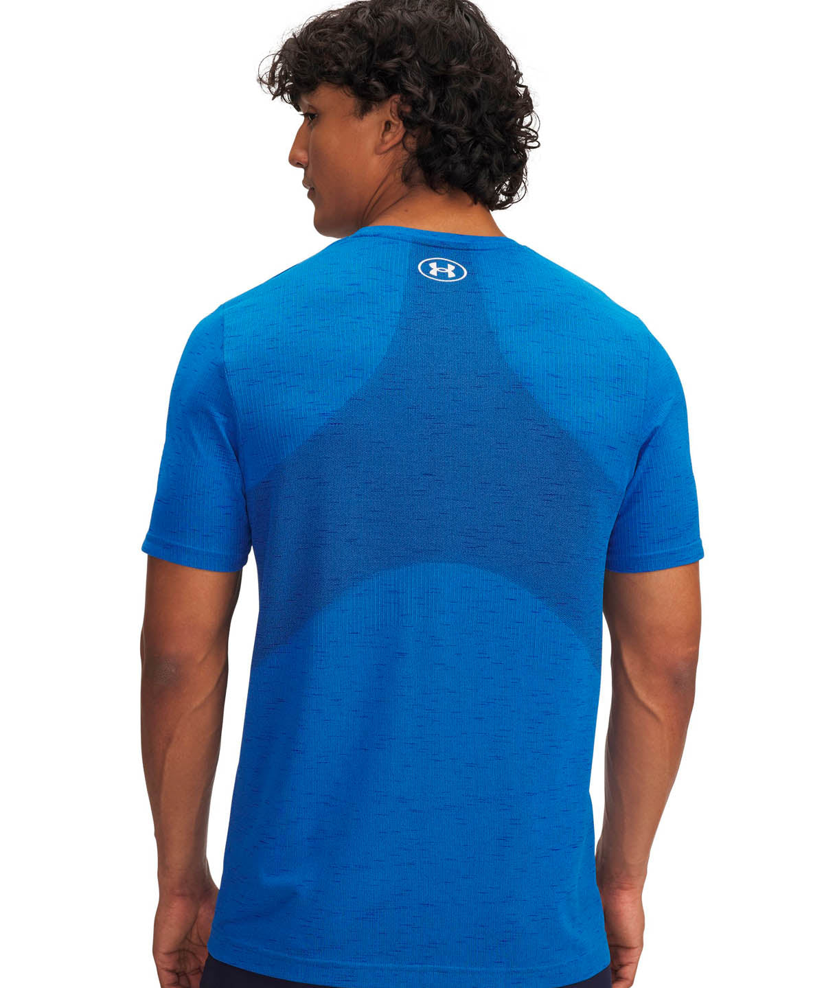 Polera manga corta de entrenamiento para hombre Vanish Seamless azul Under Armour