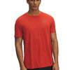 Polera manga corta Under Armour vanish seamless naranjo para hombre