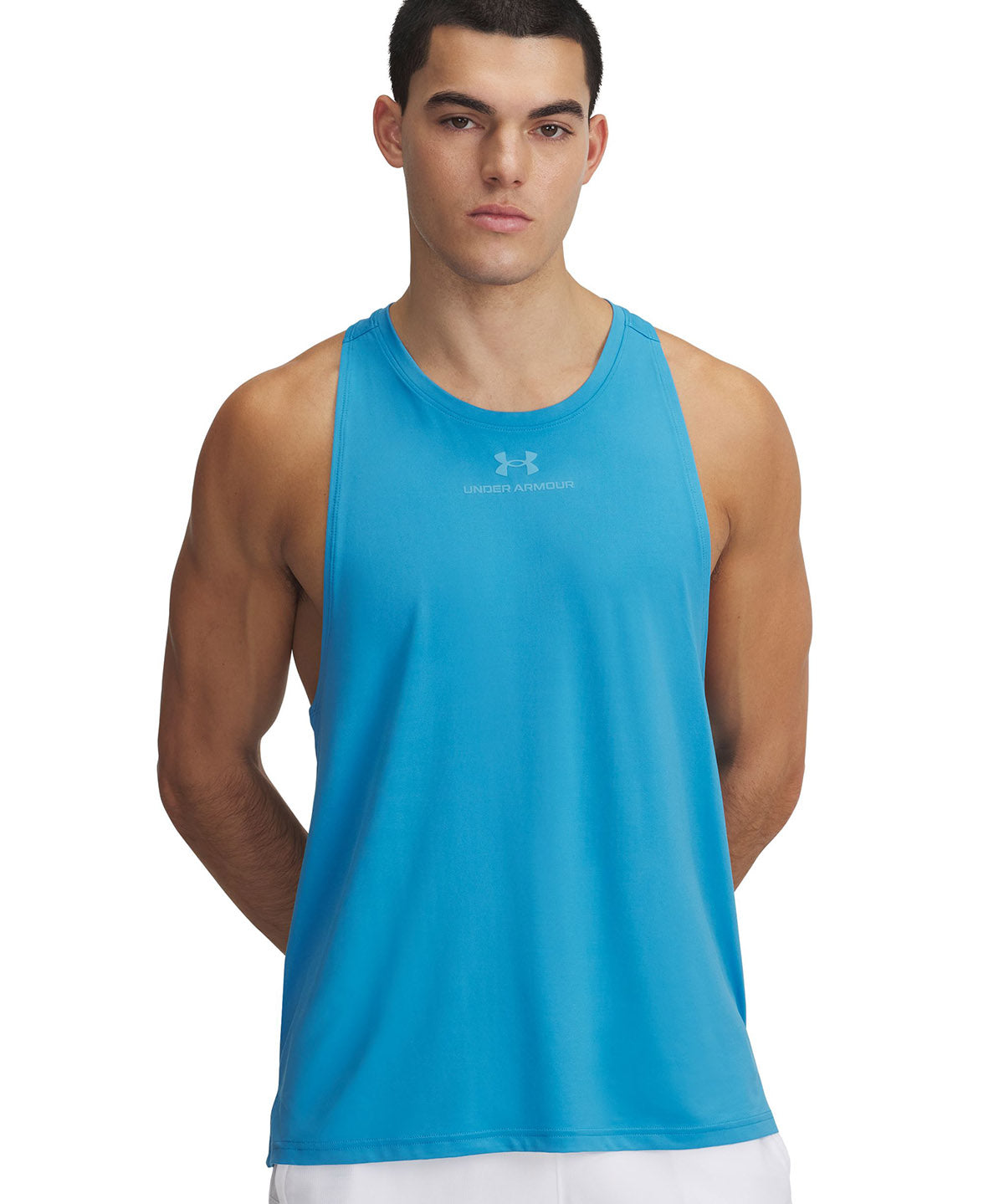 Polera sin mangas Under Armour vanish energy azul para hombre