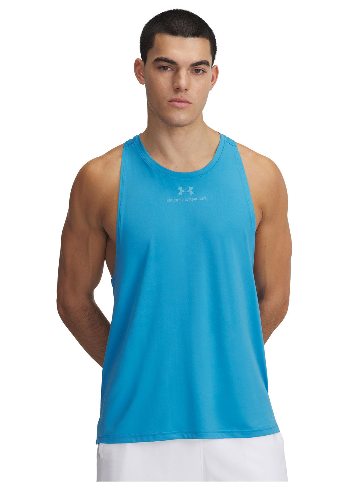 Polera sin mangas Under Armour vanish energy azul para hombre
