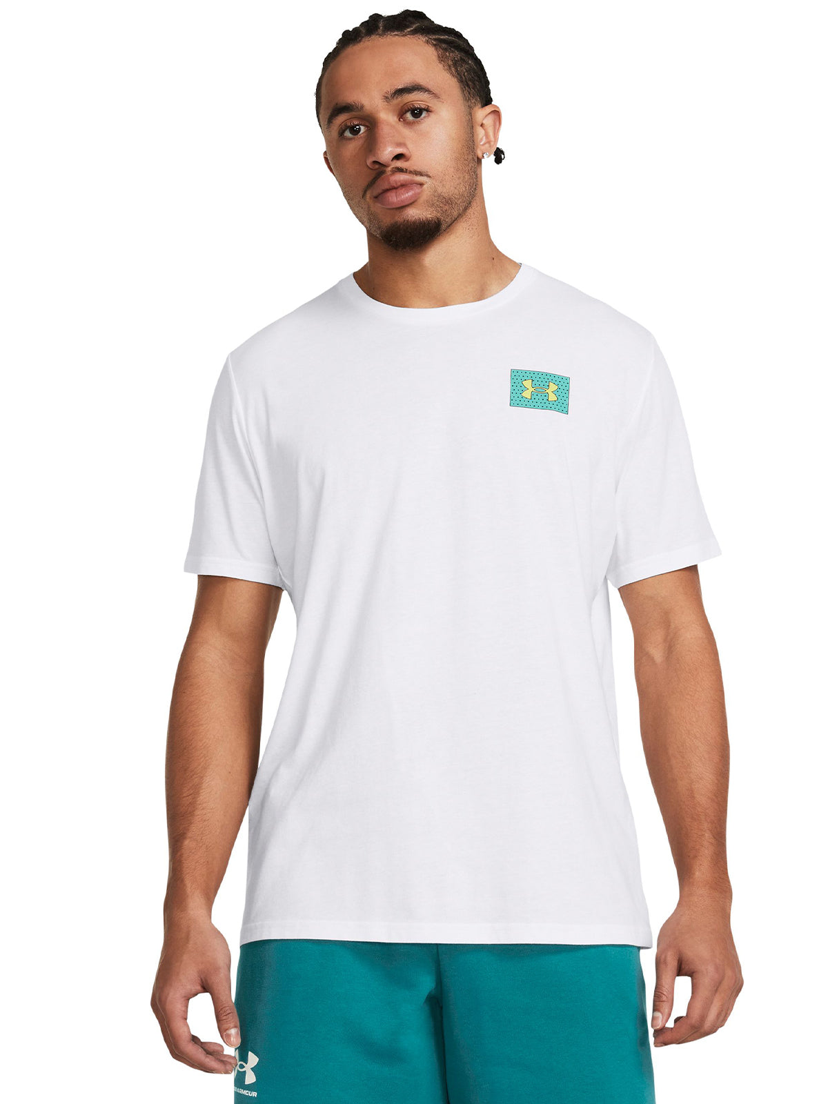 Polera manga corta Color Block UA para hombre