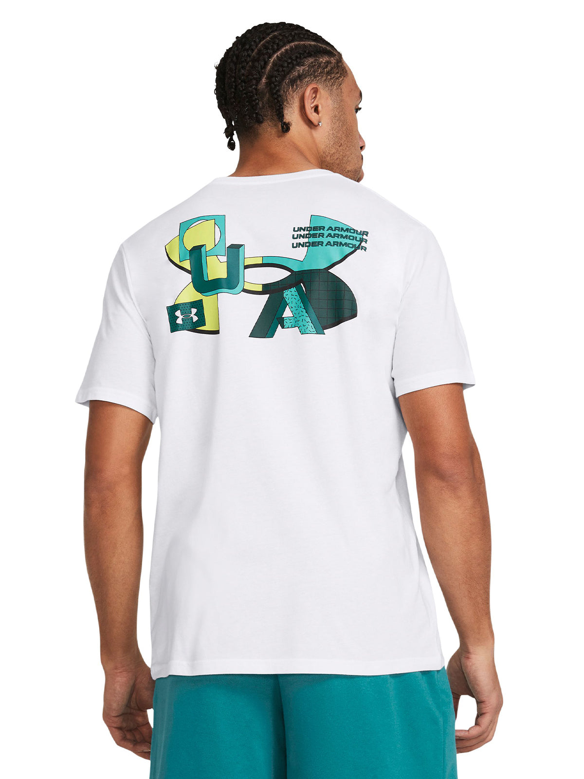 Polera manga corta Color Block UA para hombre