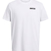Polera manga corta Under Armour armour label blanco para hombre