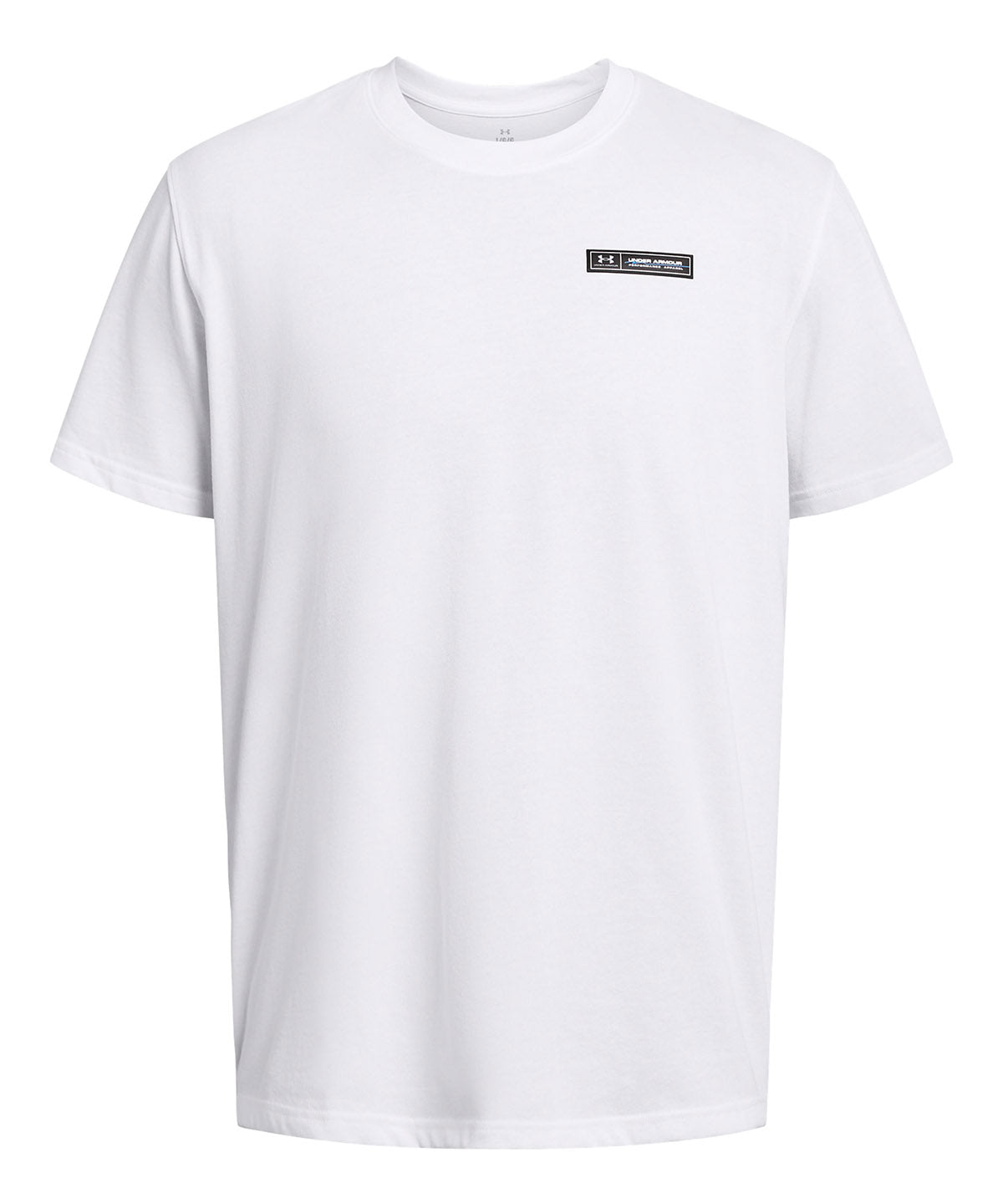 Polera manga corta Under Armour armour label blanco para hombre