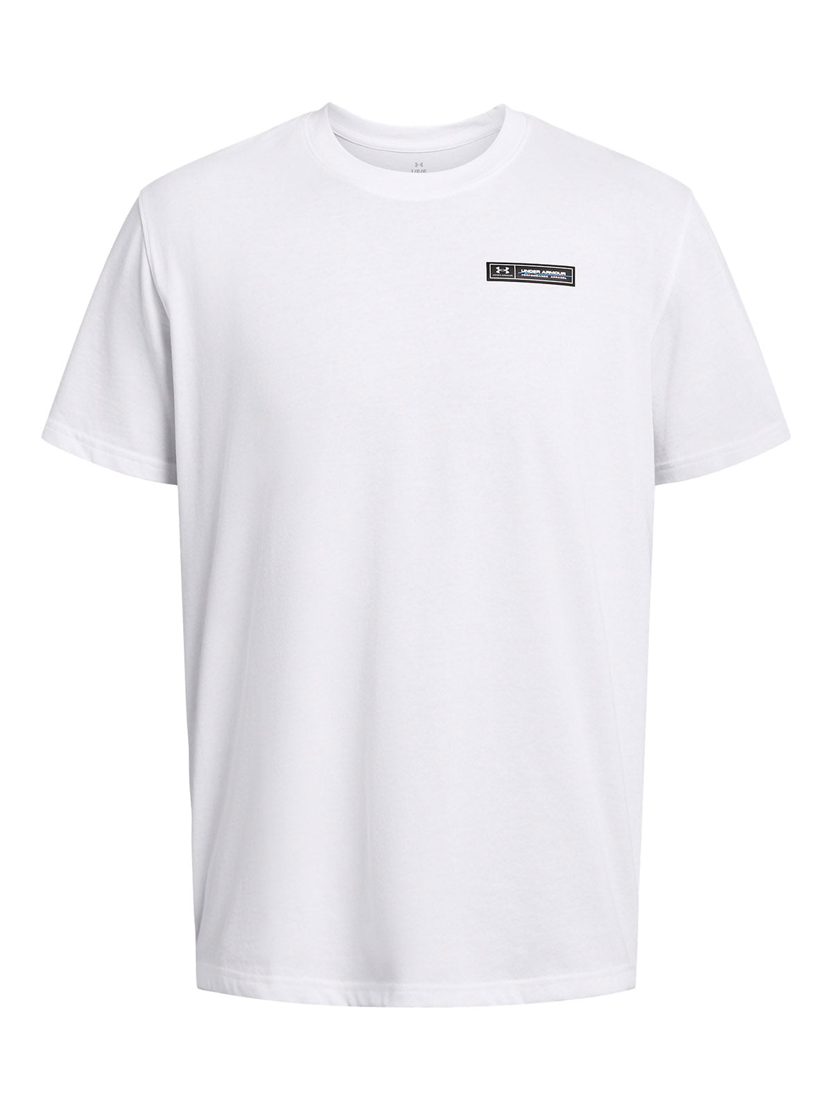 Polera manga corta Under Armour armour label blanco para hombre