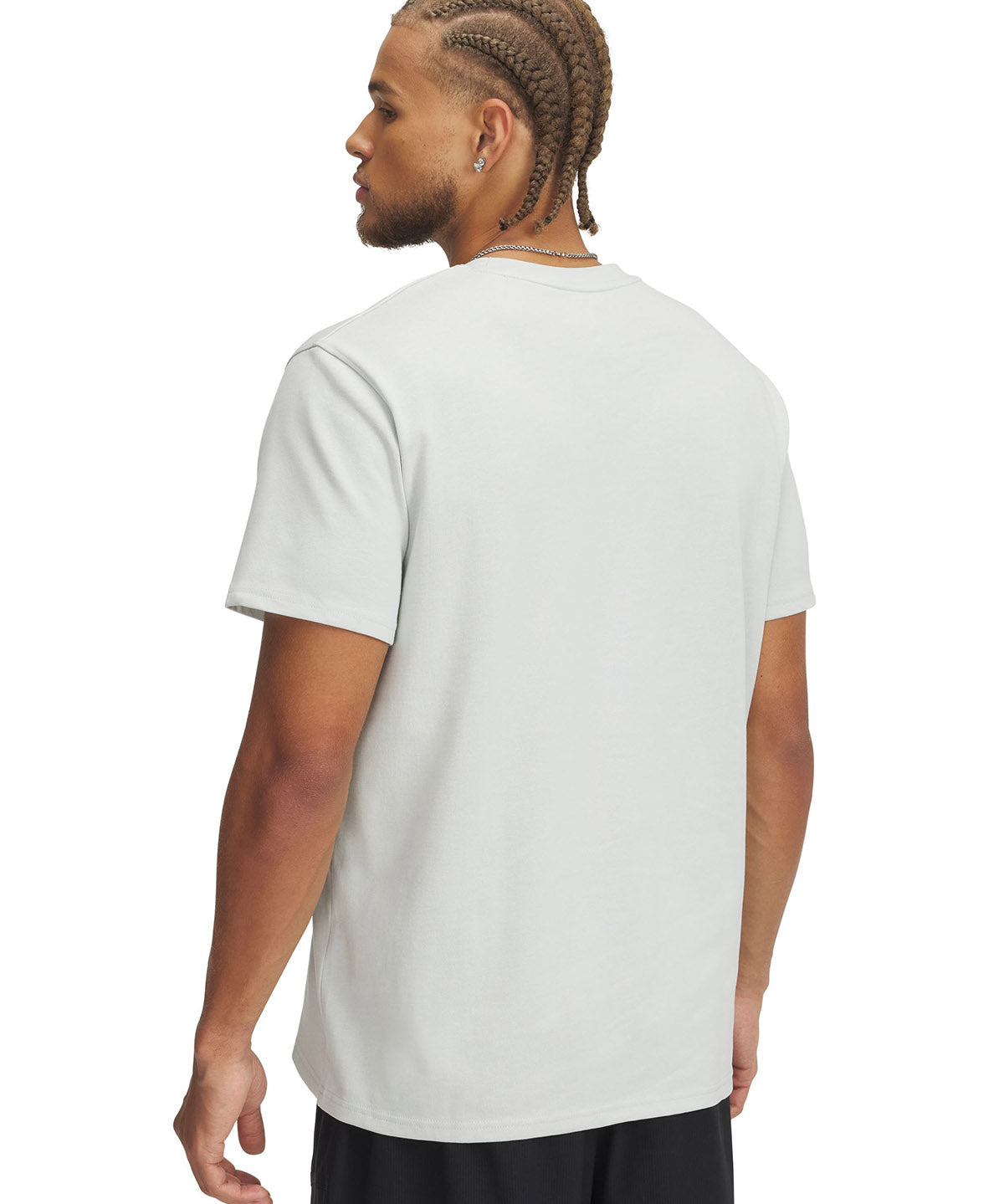 Polera manga corta Under Armour armour label verde para hombre