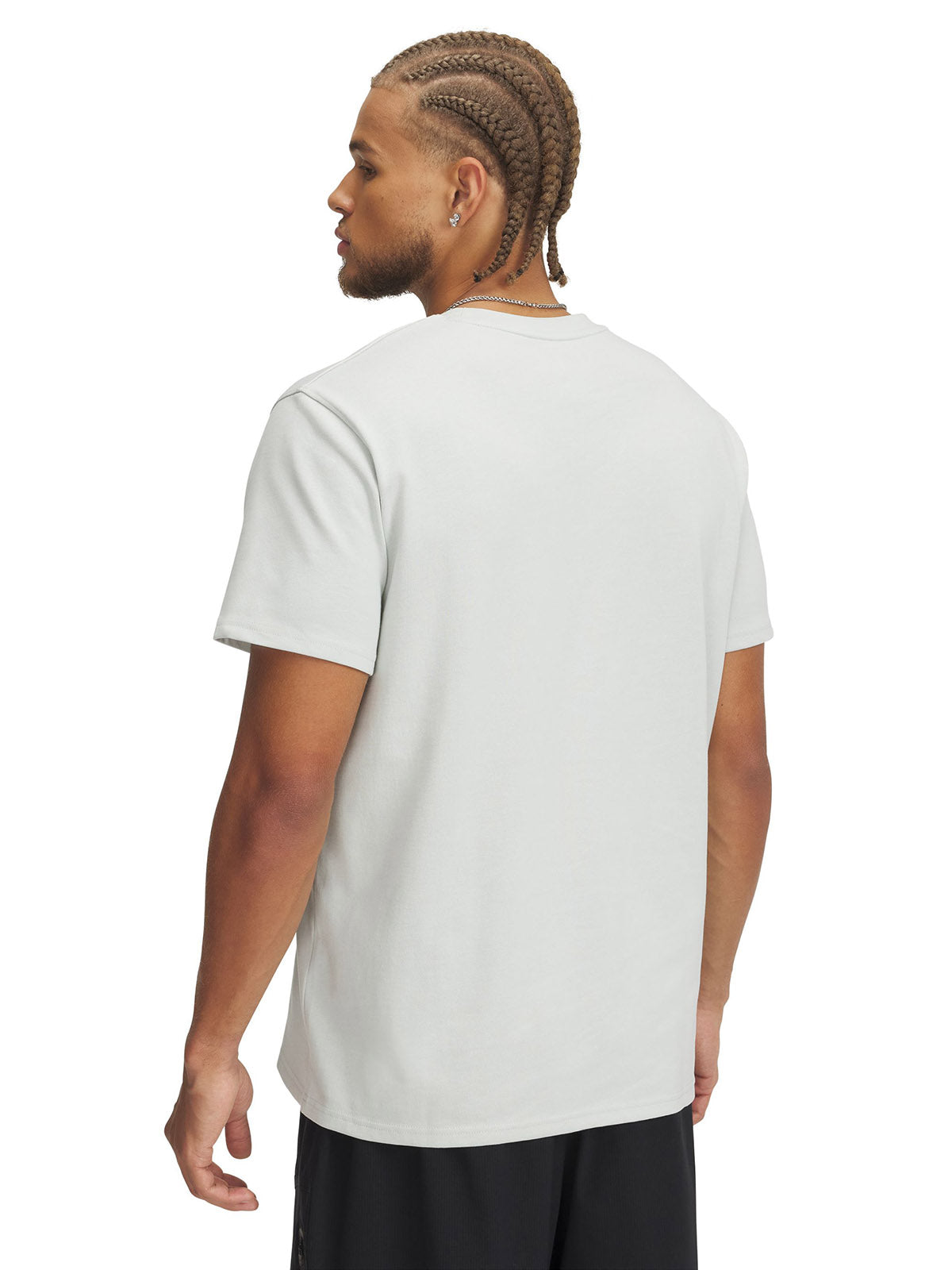 Polera manga corta Under Armour armour label verde para hombre