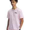 Polera manga corta Under Armour armour label rosado para hombre