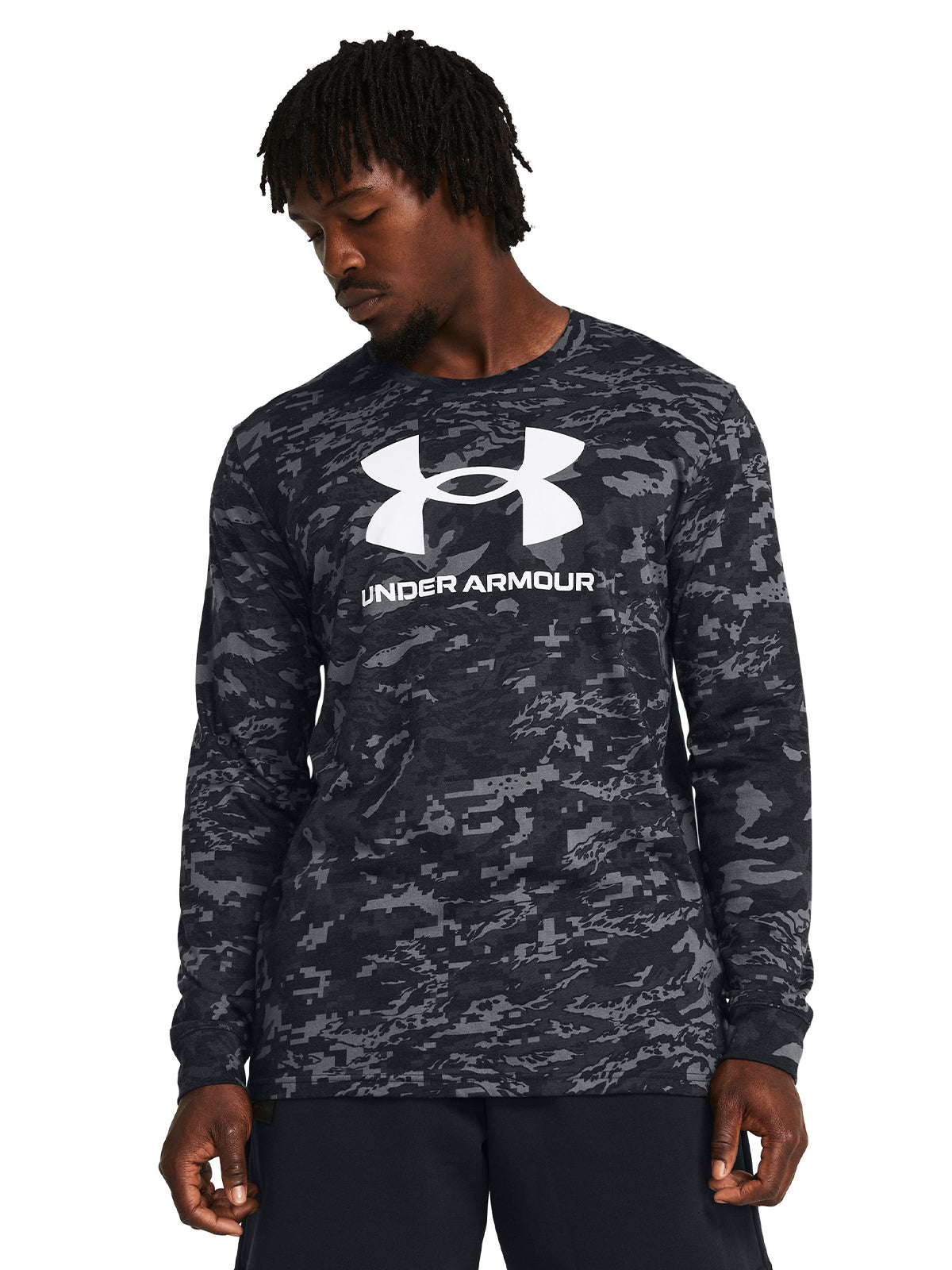 Polera manga larga UA ABC Camo para hombre