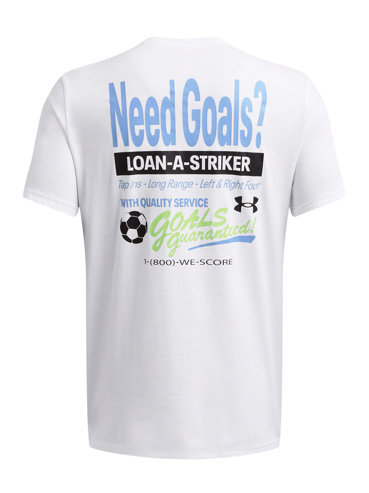 Polera manga corta UA Need Goals para hombre