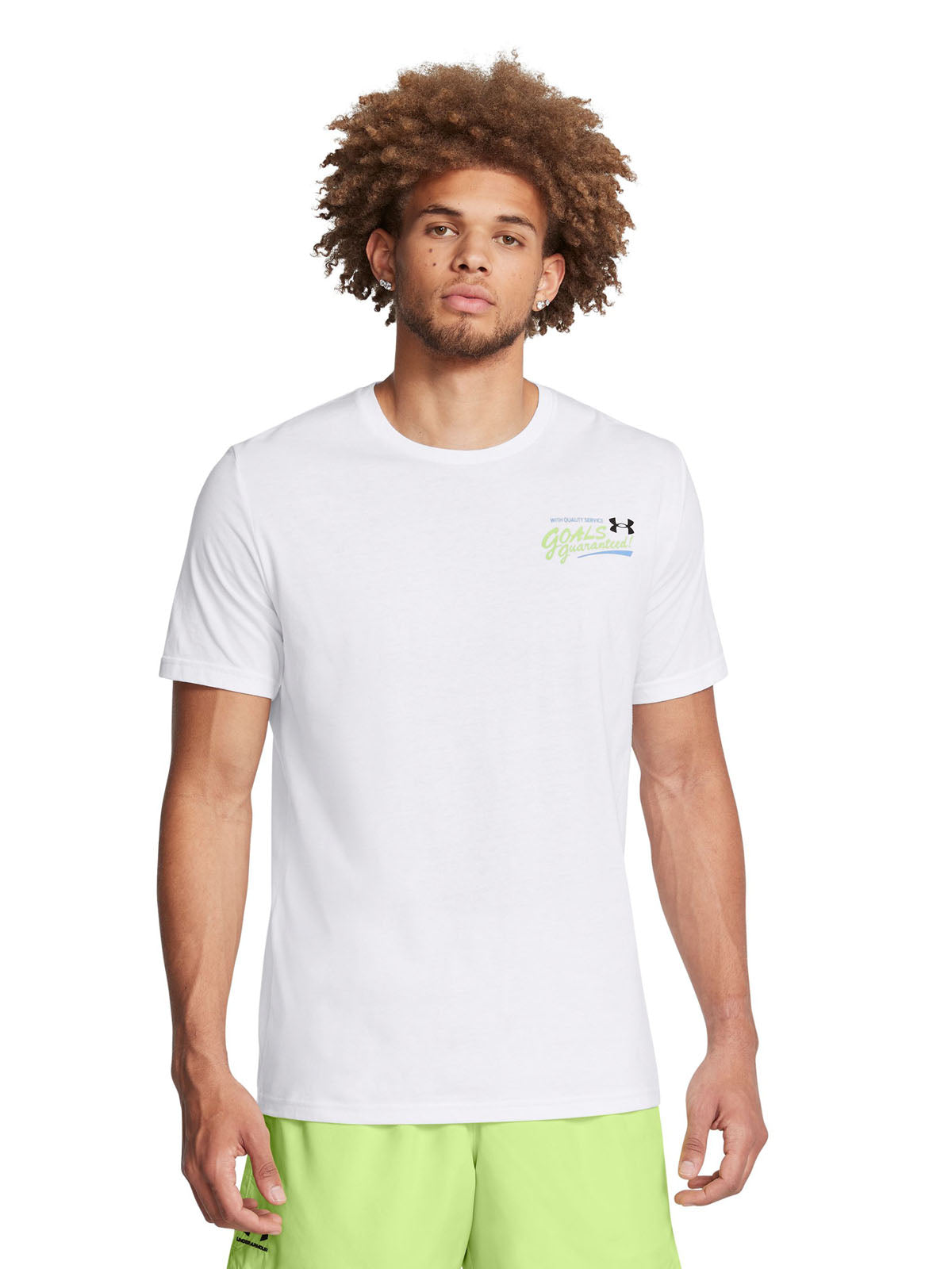 Polera manga corta UA Need Goals para hombre