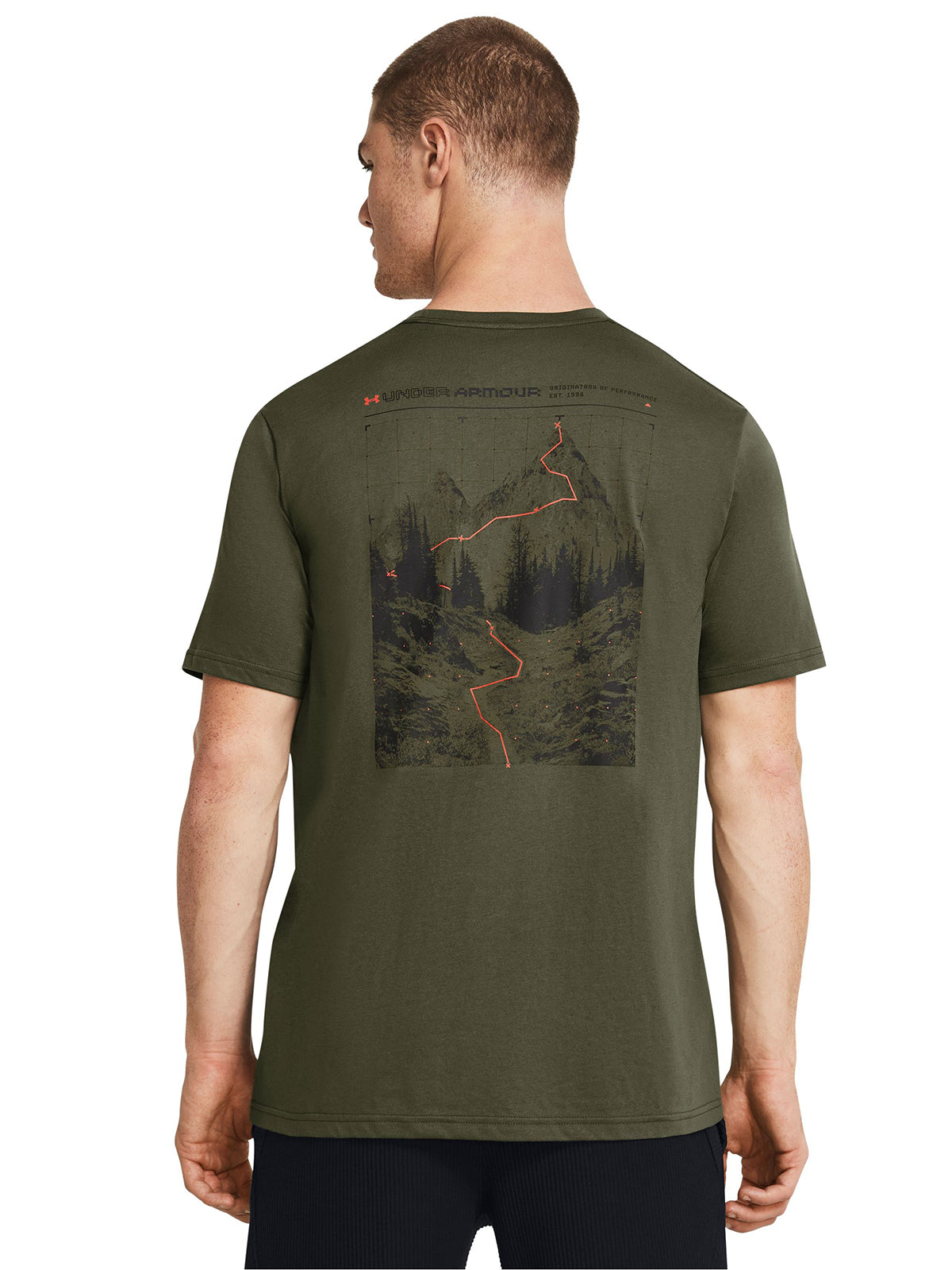 Polera manga corta UA Reaching Peak para hombre