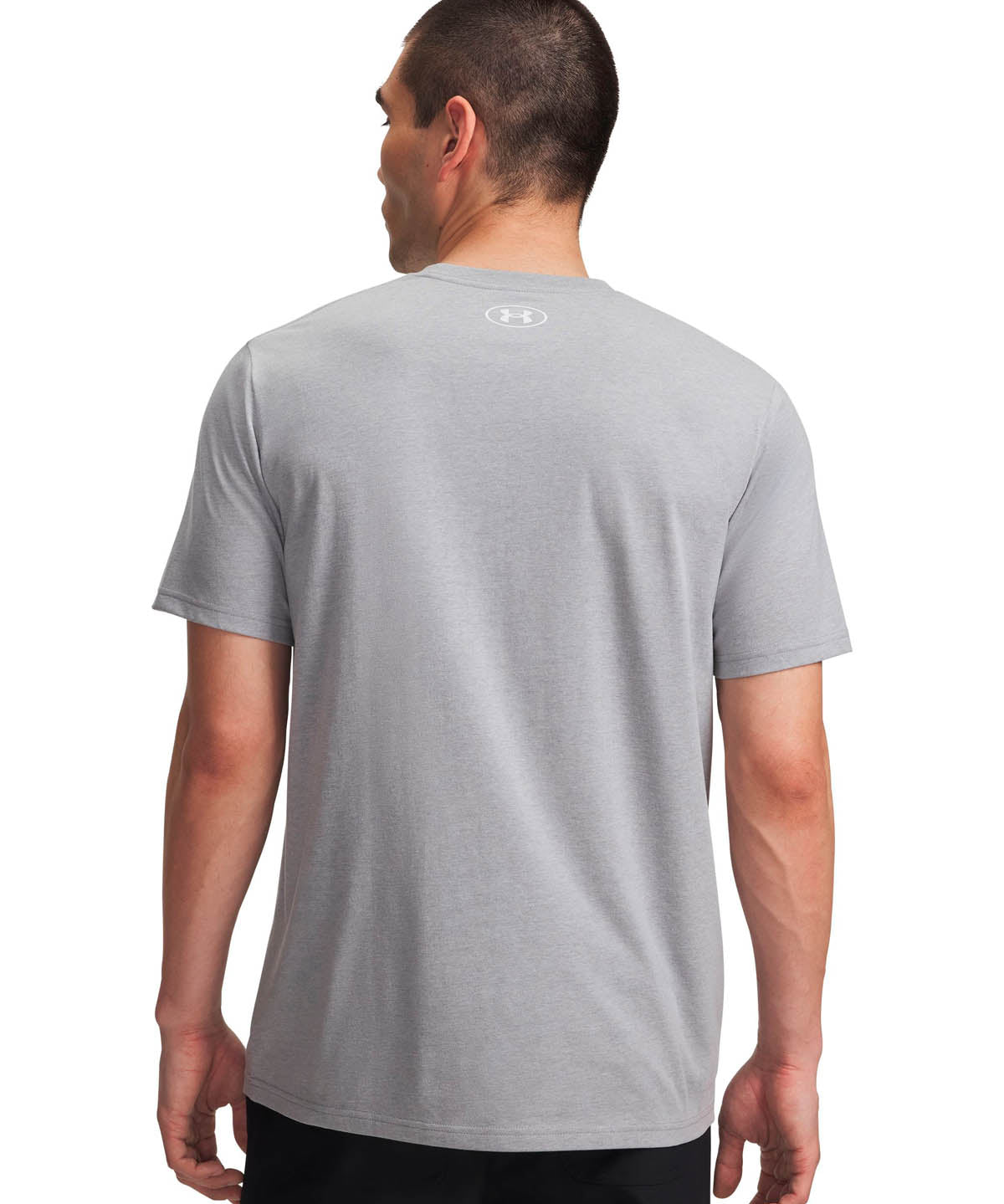 Polera manga corta Lifestyle para hombre Logo Gris Under Armour