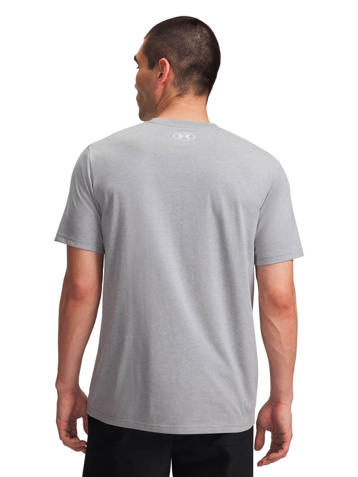 Polera manga corta Lifestyle para hombre Logo Gris Under Armour