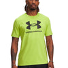 Polera manga corta Lifestyle para hombre Logo Verde Under Armour
