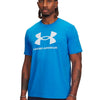 Polera manga corta Lifestyle para hombre Logo Azul Under Armour