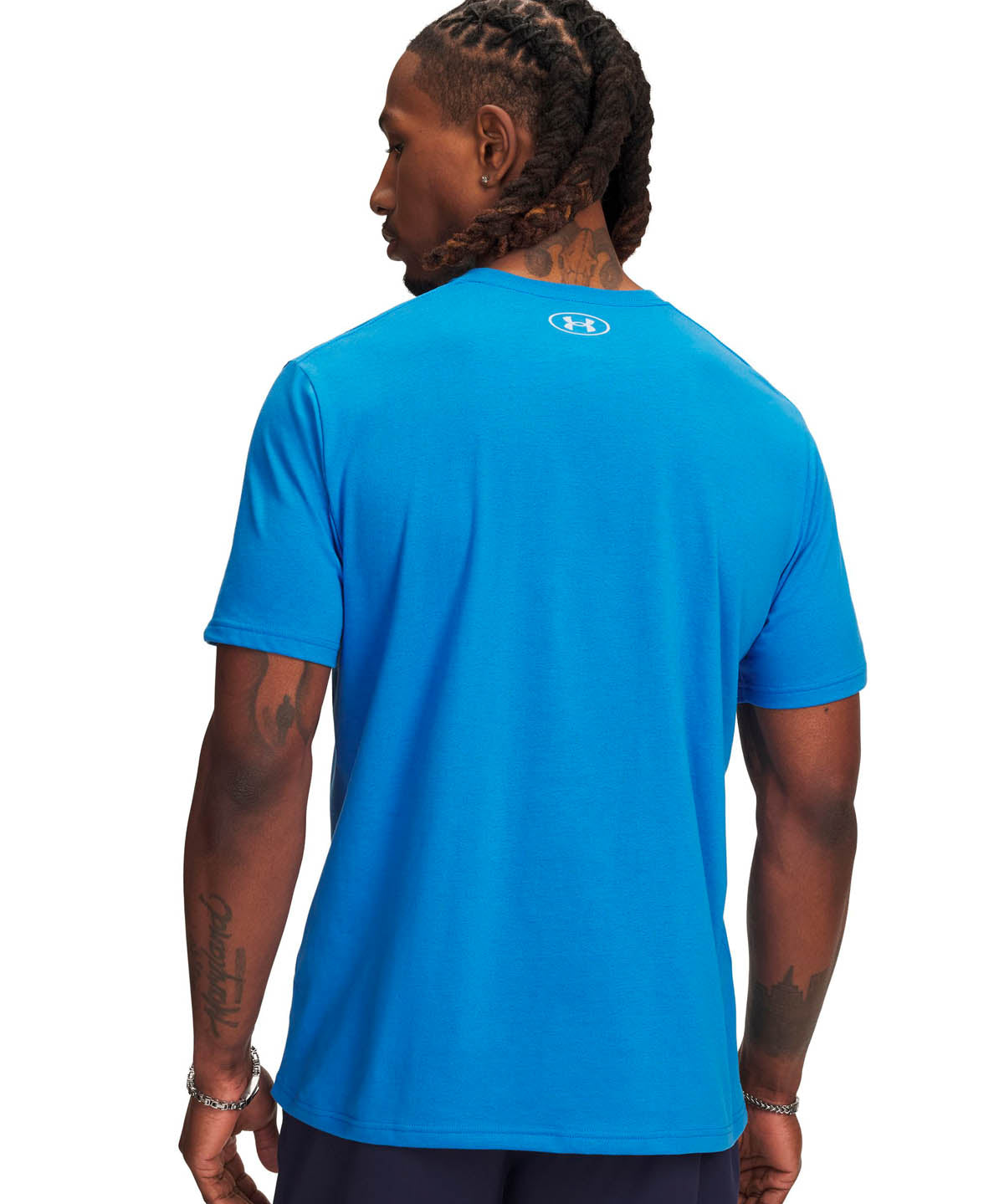 Polera manga corta Lifestyle para hombre Logo Azul Under Armour