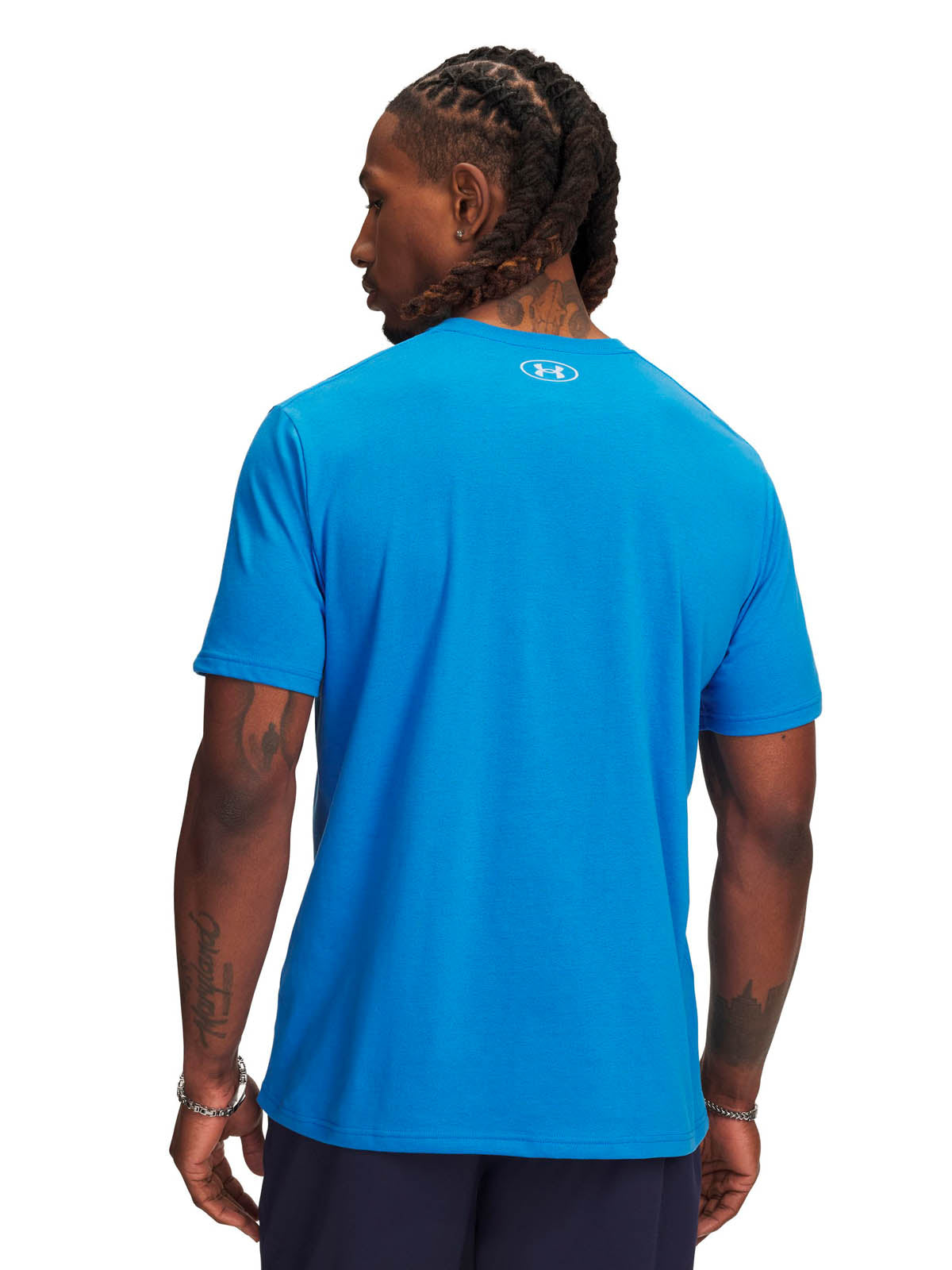 Polera manga corta Lifestyle para hombre Logo Azul Under Armour