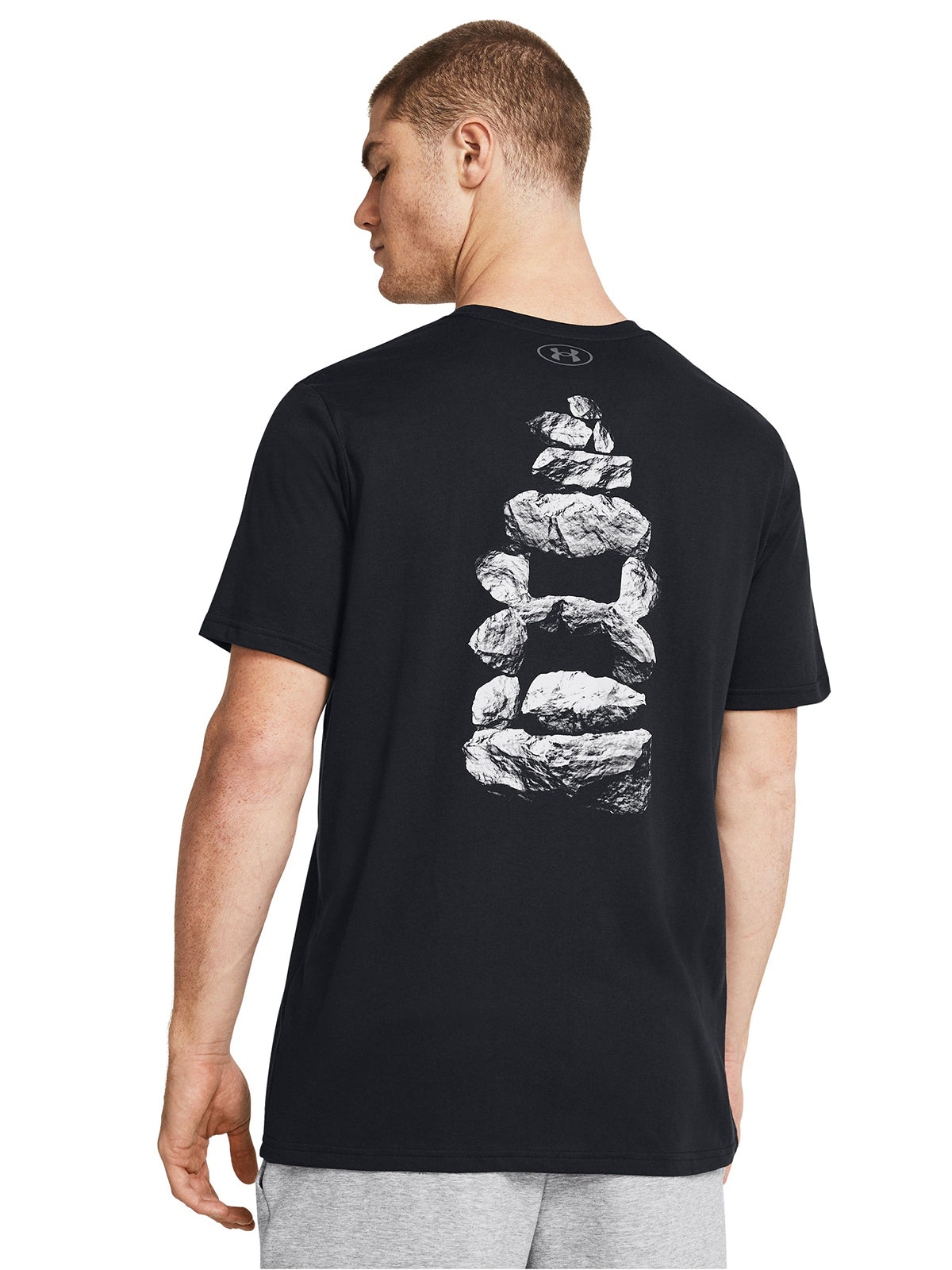 Polera manga corta UA Outdoor Rock Stack para hombre