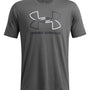 Polera manga corta Under Armour foundation gris para hombre
