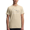 Polera manga corta Under Armour foundation café para hombre