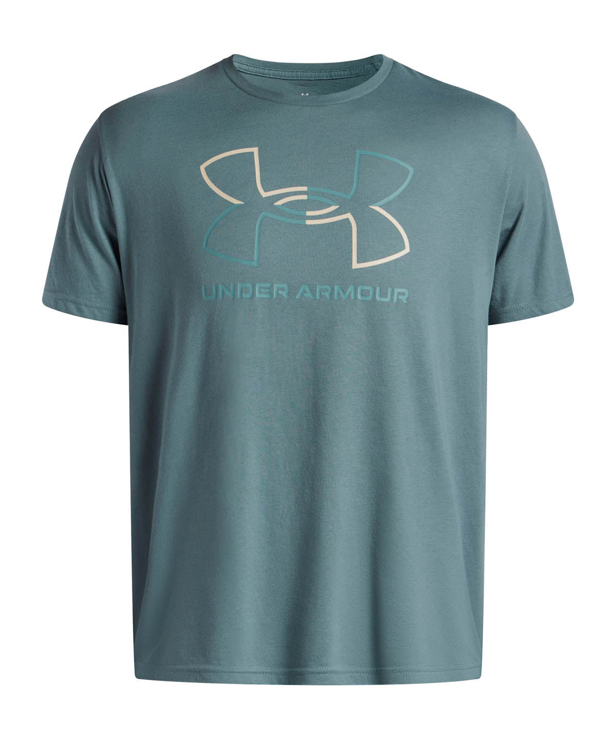 Polera manga corta de lifestyle para Hombre Foundation Azul Under Armour