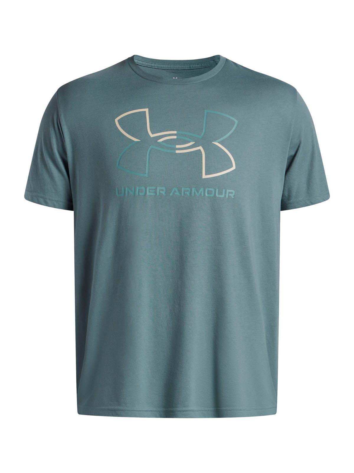 Polera manga corta de lifestyle para Hombre Foundation Azul Under Armour