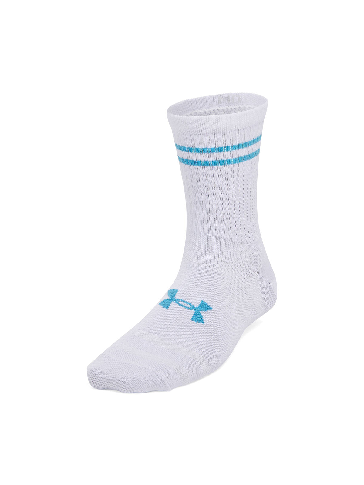 Calcetines unisex Under Armour essential 3-pack mid blanco