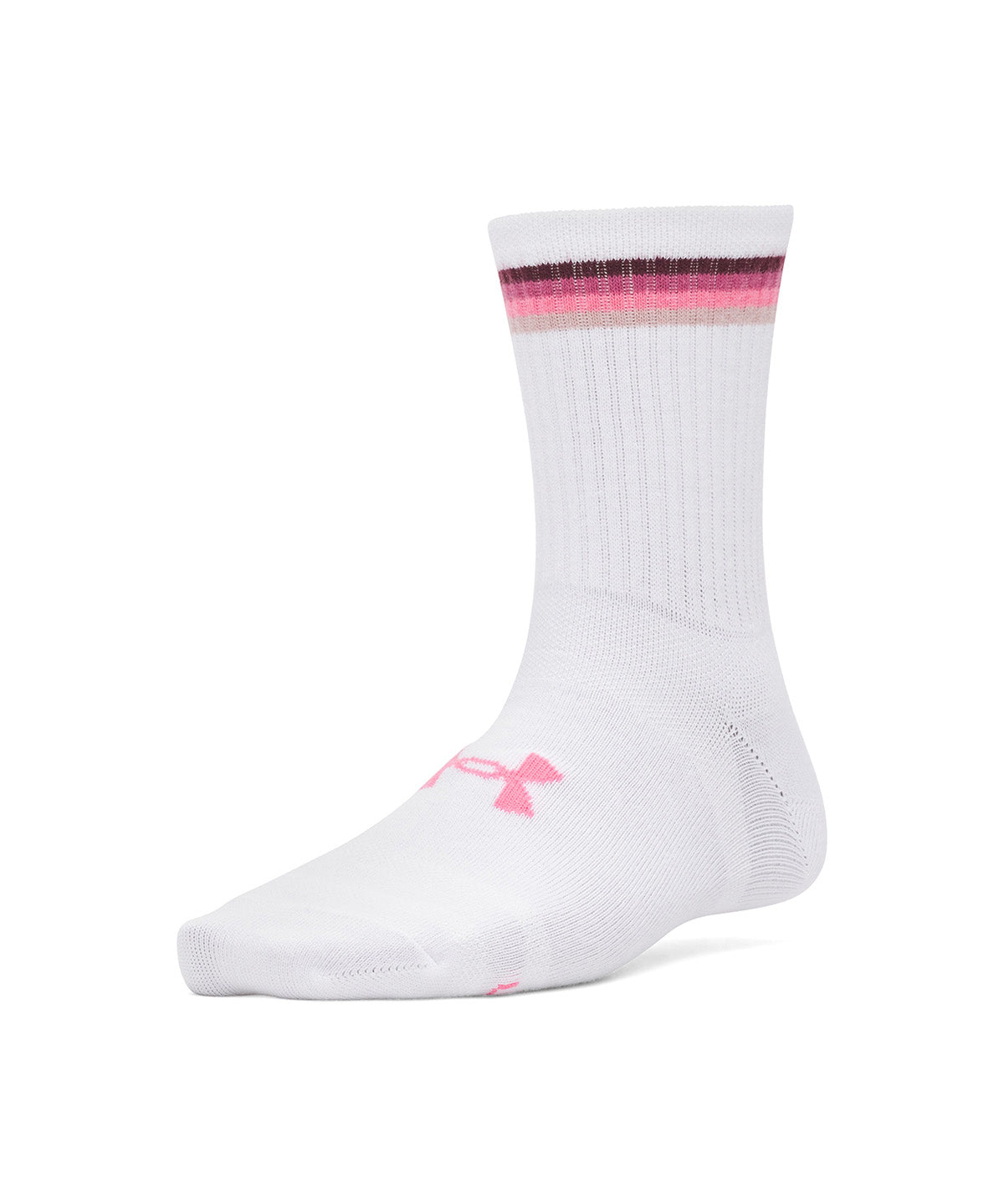 Calcetines Lifestyle para Mujer Essential 6-Pack mid crew Blanco Under Armour