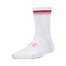 Calcetines Lifestyle para Mujer Essential 6-Pack mid crew Blanco Under Armour