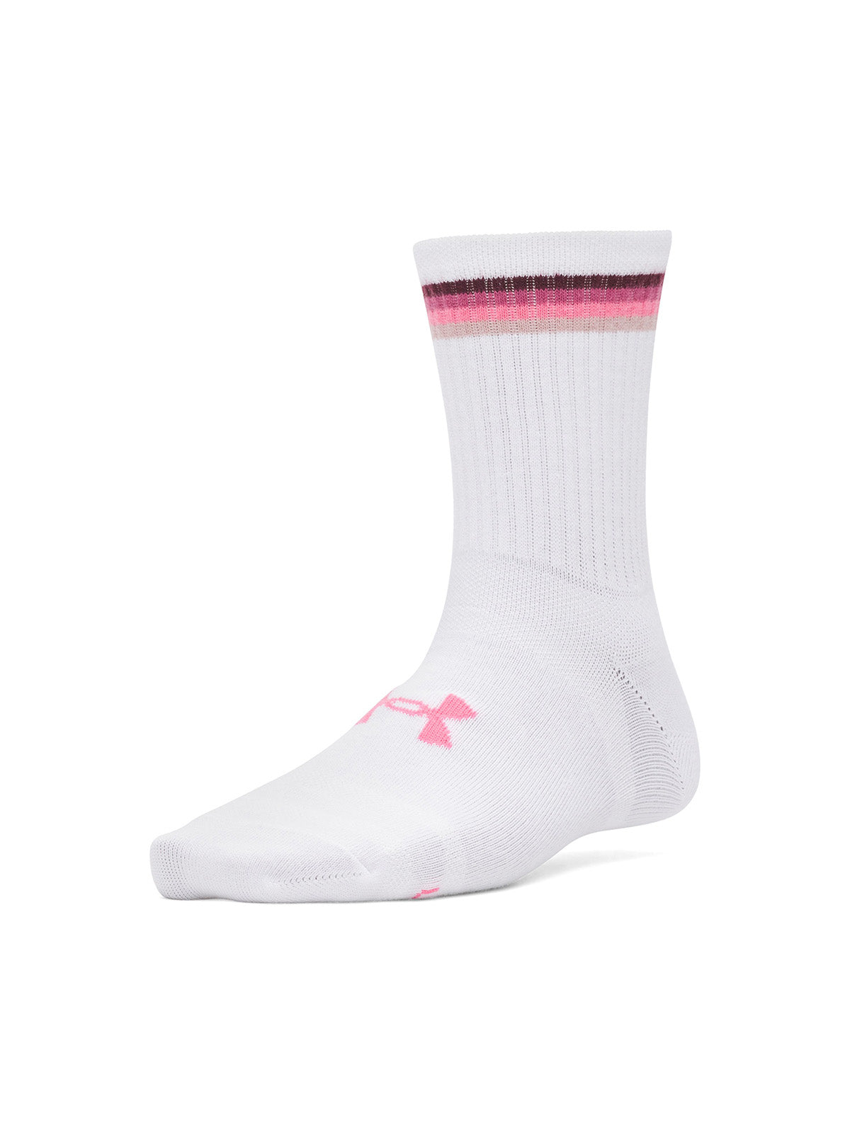 Calcetines Lifestyle para Mujer Essential 6-Pack mid crew Blanco Under Armour