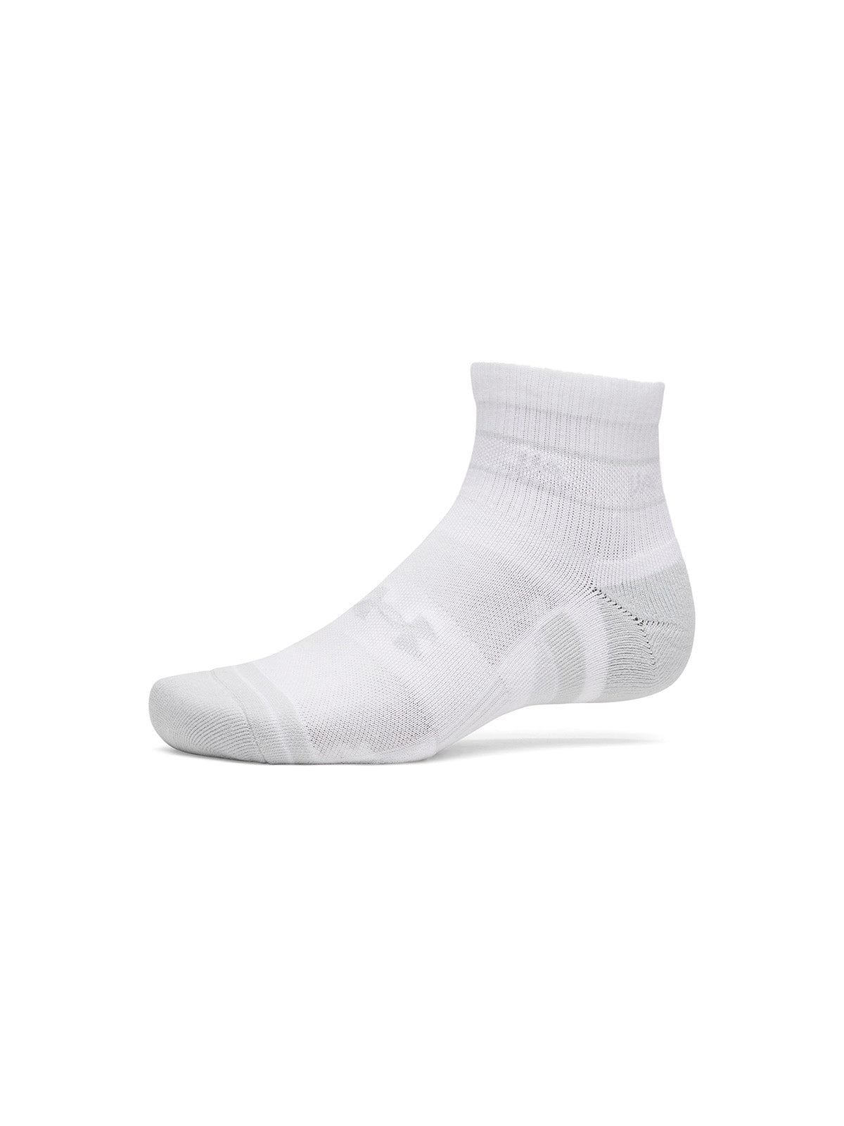 Calcetines de entrenamiento Unisex Performance Tech 3-Pack quarter blanco Under Armour