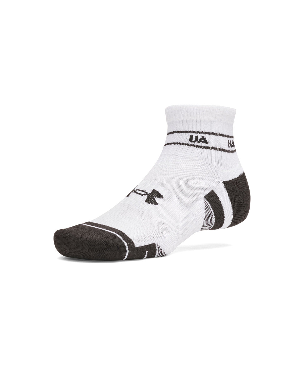 Calcetines de entrenamiento Unisex Performance Tech 3-Pack quarter blanco Under Armour