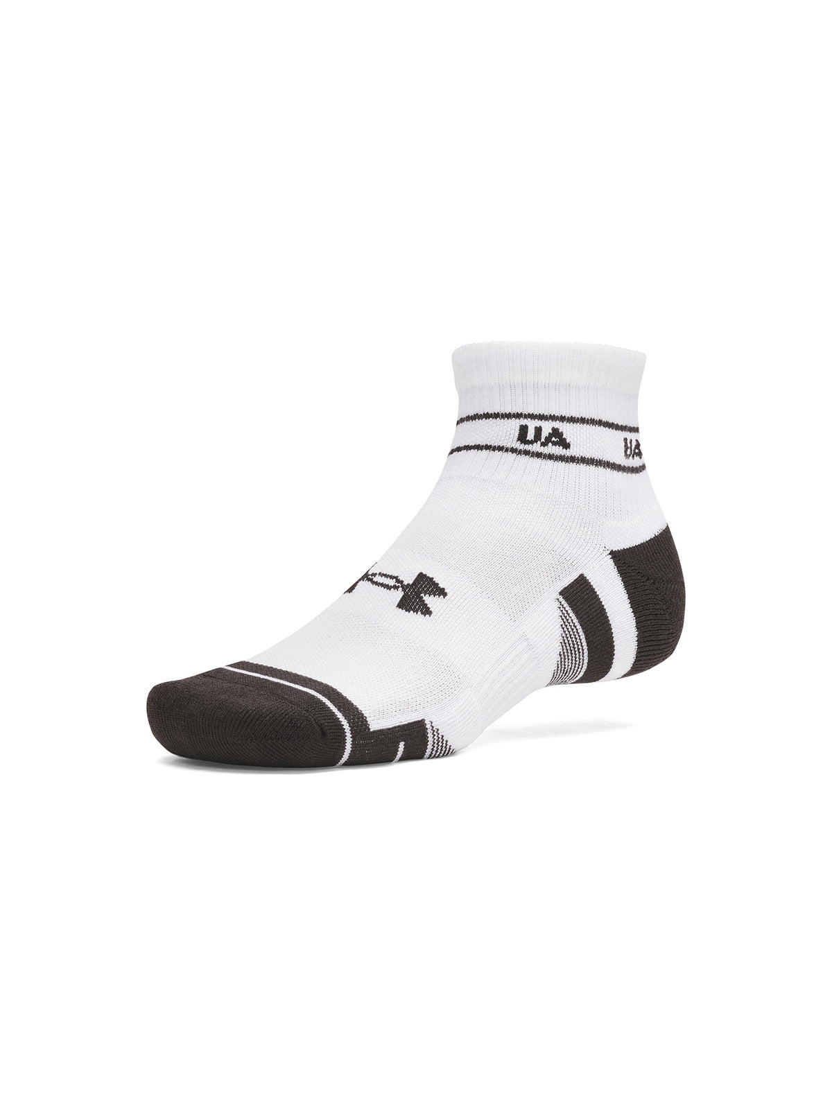 Calcetines de entrenamiento Unisex Performance Tech 3-Pack quarter blanco Under Armour