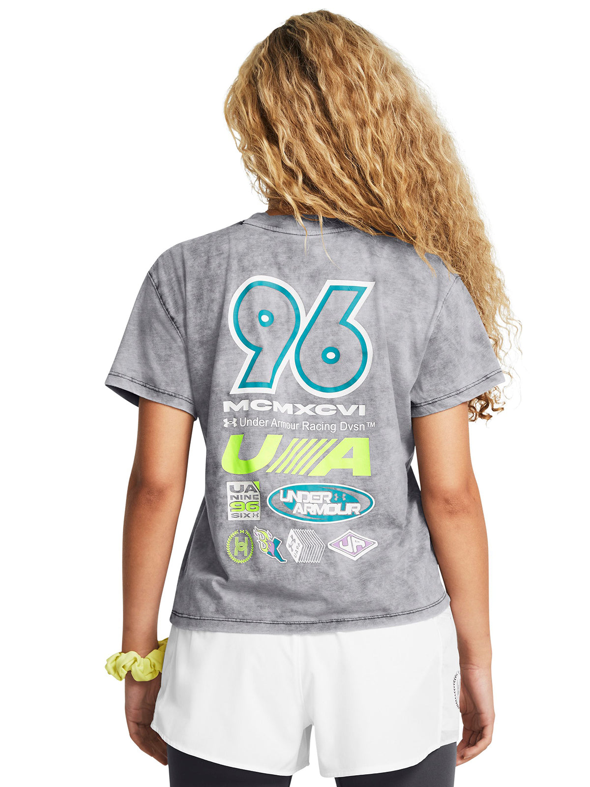 Polera manga corta UA Launch para mujer