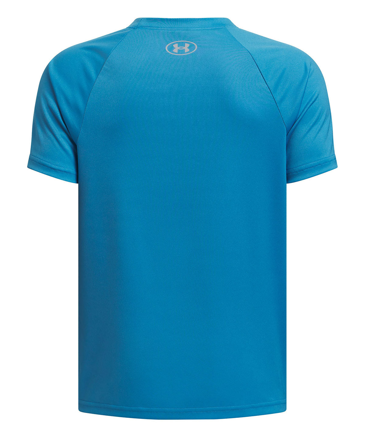 Polera manga corta Under Armour tech split azul para niño