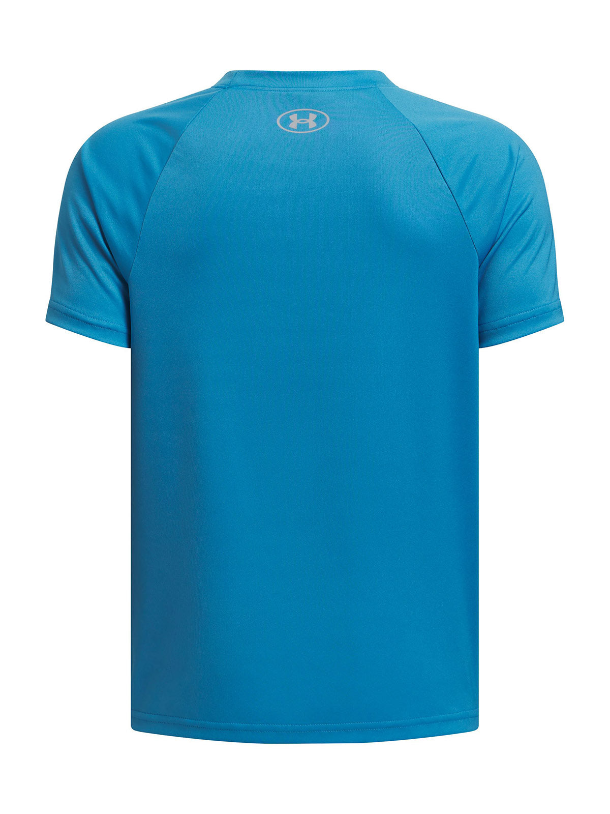 Polera manga corta Under Armour tech split azul para niño