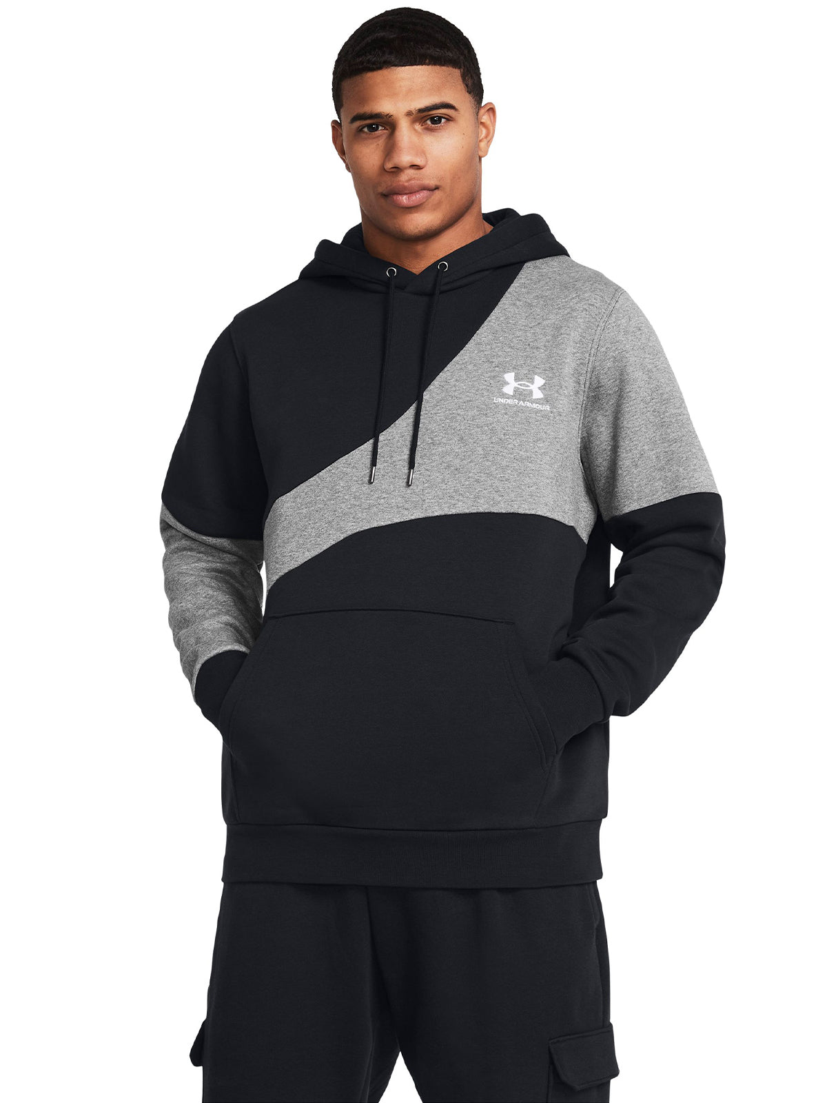 Polerón UA Icon Fleece Blocked para hombre