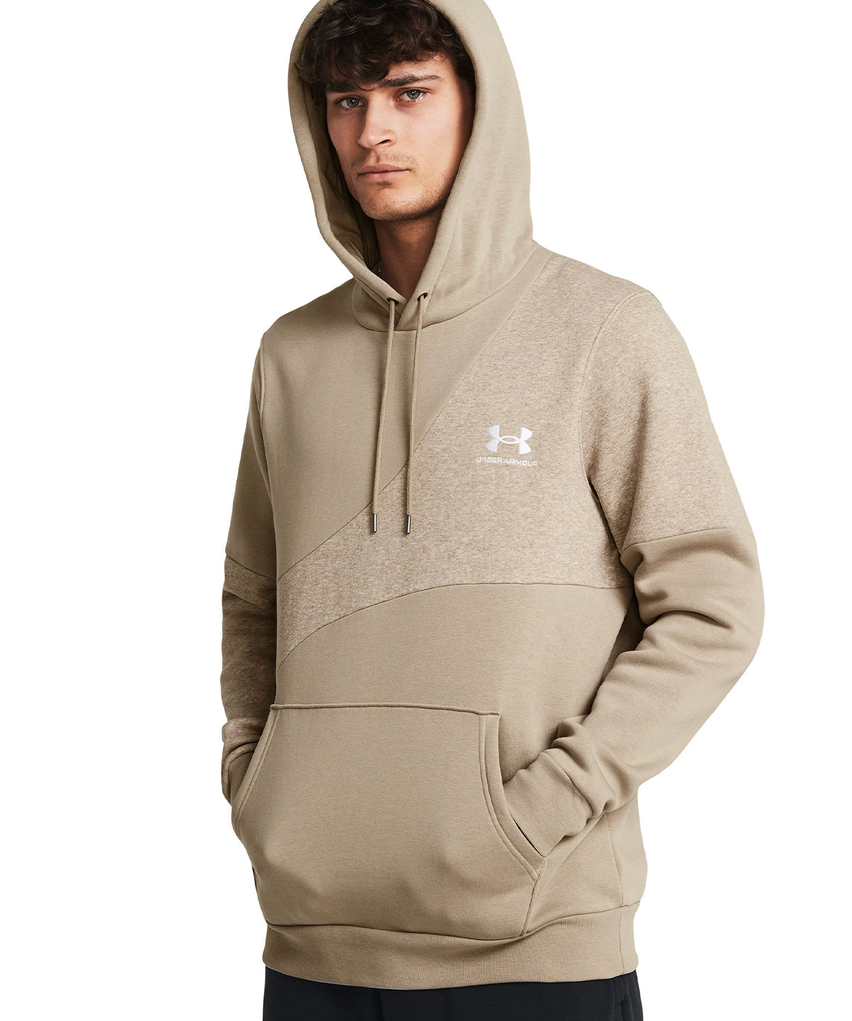 Polerón UA Icon Fleece Blocked para hombre