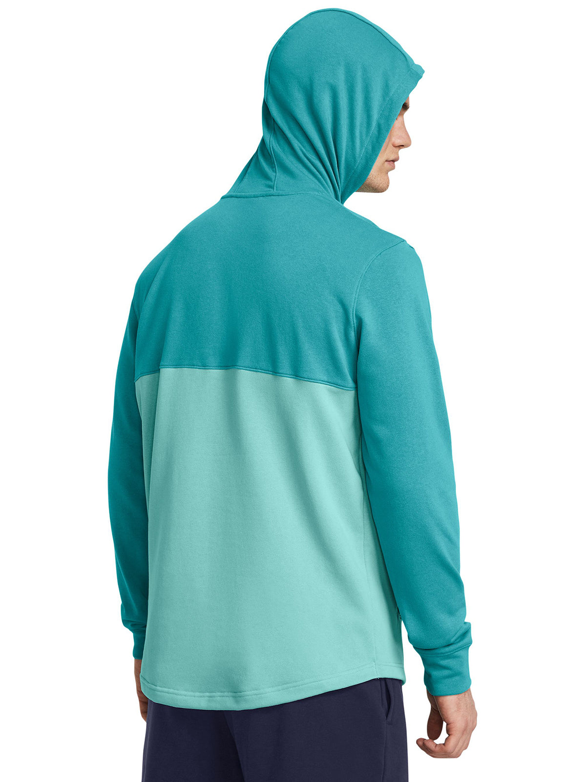 Polerón UA Rival Terry Colorblock para hombre