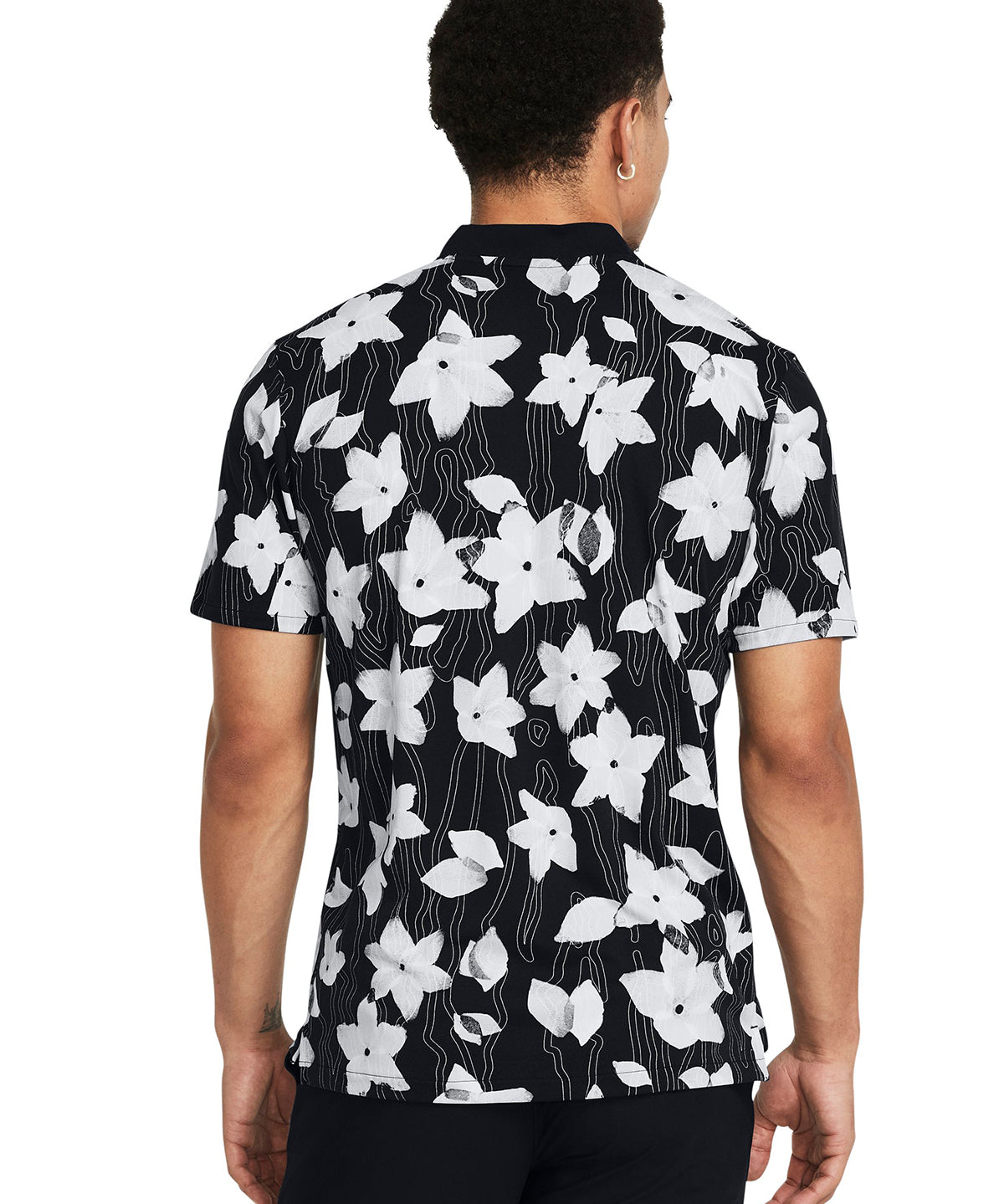 Polo tipo bomber de curry para hombre