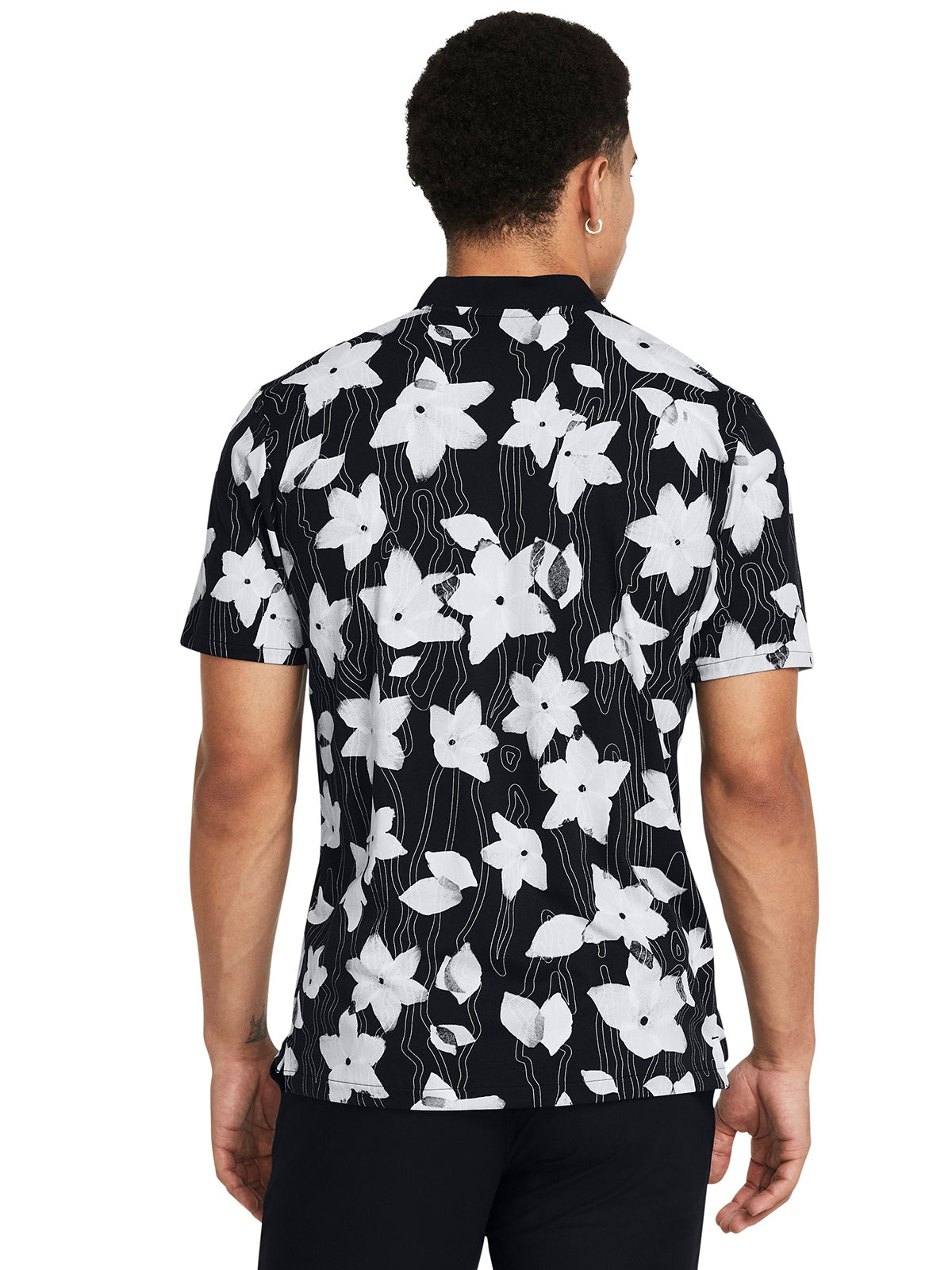 Polo tipo bomber de curry para hombre