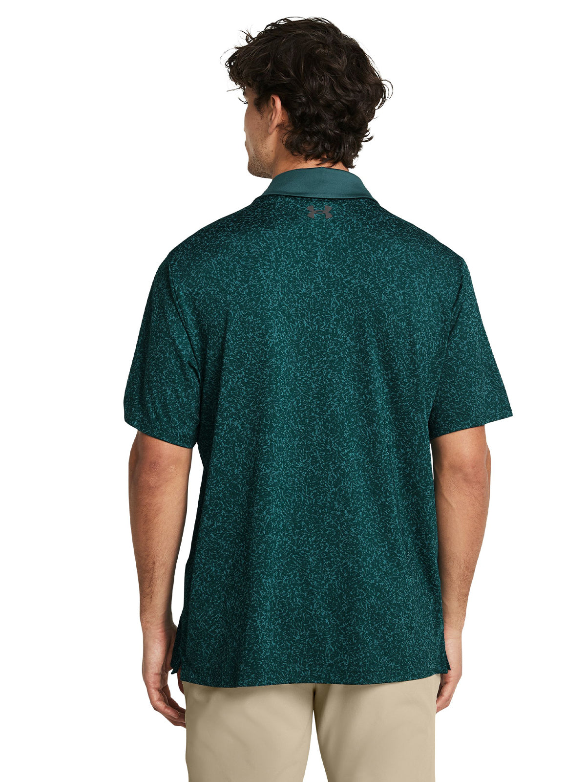 Polo UA Playoff 3.0 Coral Jacquard para hombre