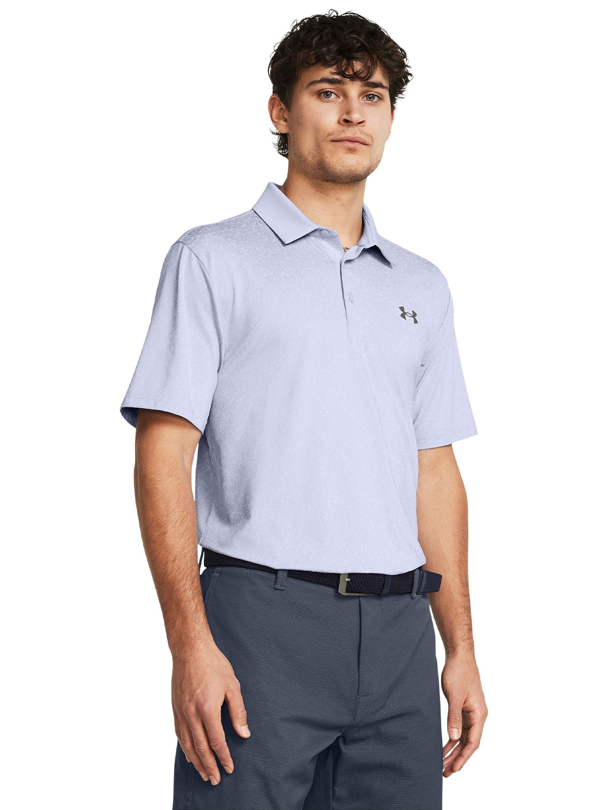 Polo UA Playoff 3.0 Coral Jacquard para hombre