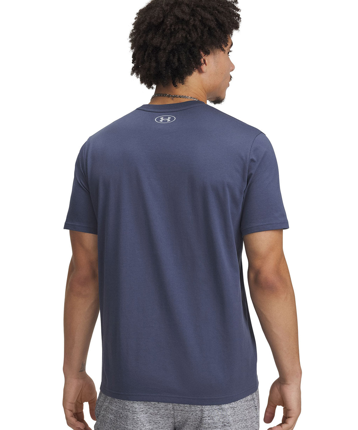 Polera manga corta Project Rock payoff gris para hombre Under Armour