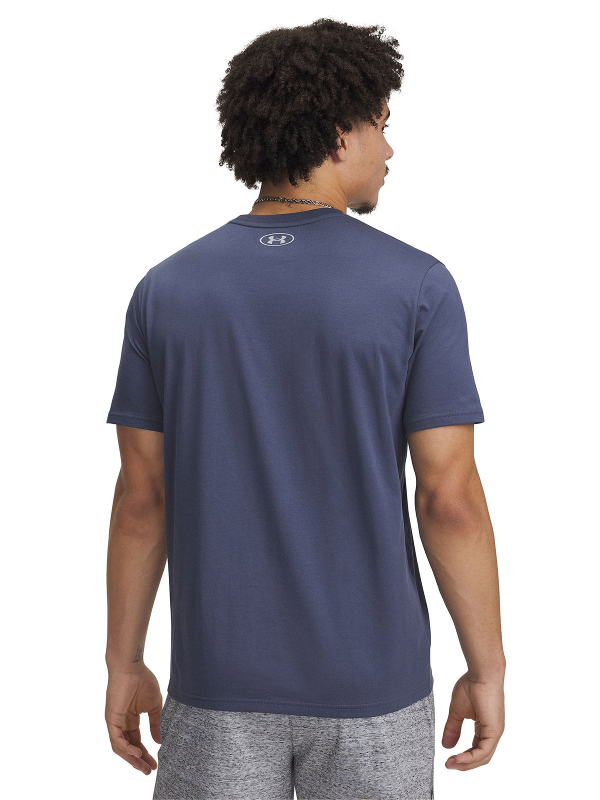 Polera manga corta Project Rock payoff gris para hombre Under Armour