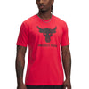Polera manga corta Project Rock payoff rojo para hombre Under Armour