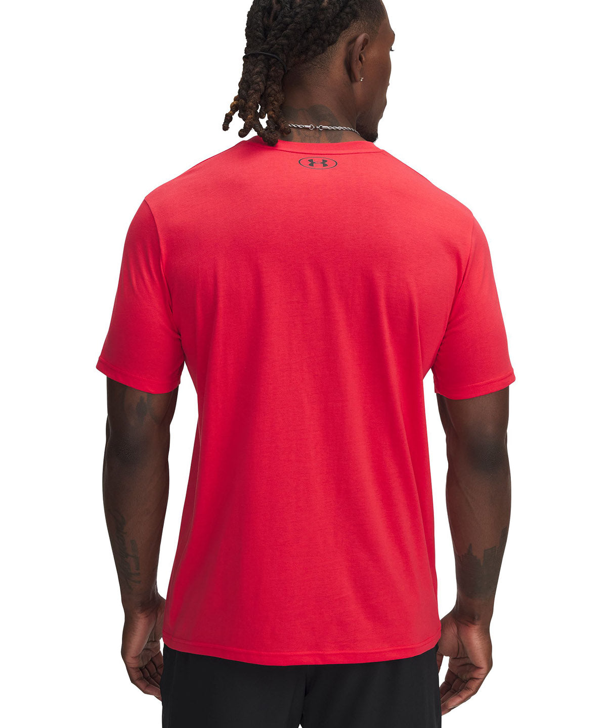 Polera manga corta Project Rock payoff rojo para hombre Under Armour