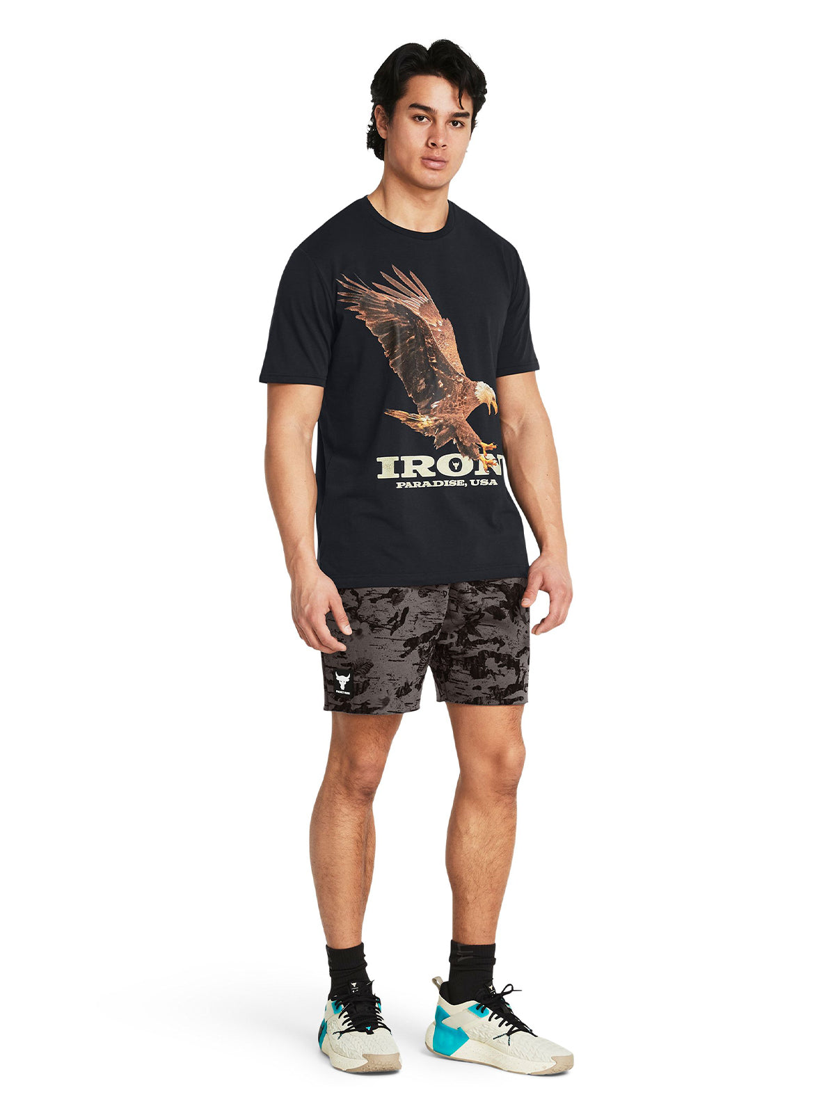 Shorts UA Project Rock Essential para hombre