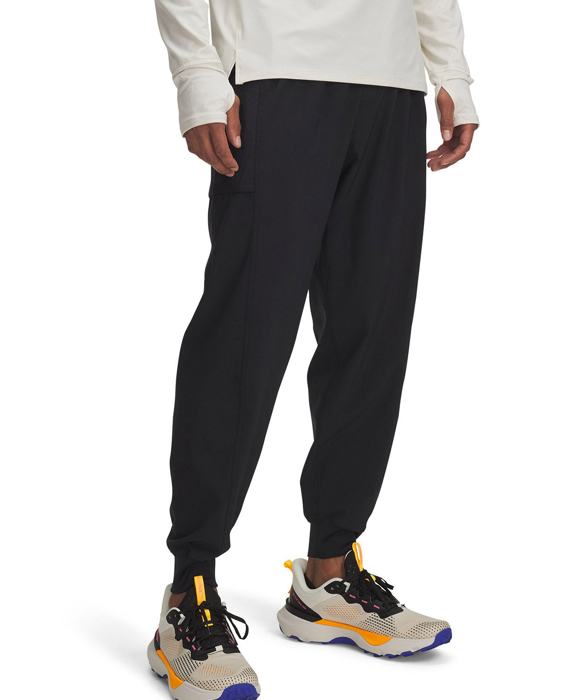 Pantalón UA Launch Trail negro para hombre